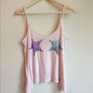 SOLD Baby Pink WildFox Tank Top